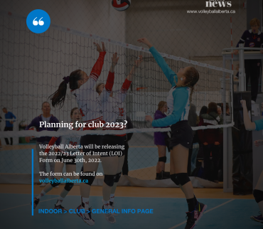 Planning for club 2023? Letter of Intent (LOI) Form