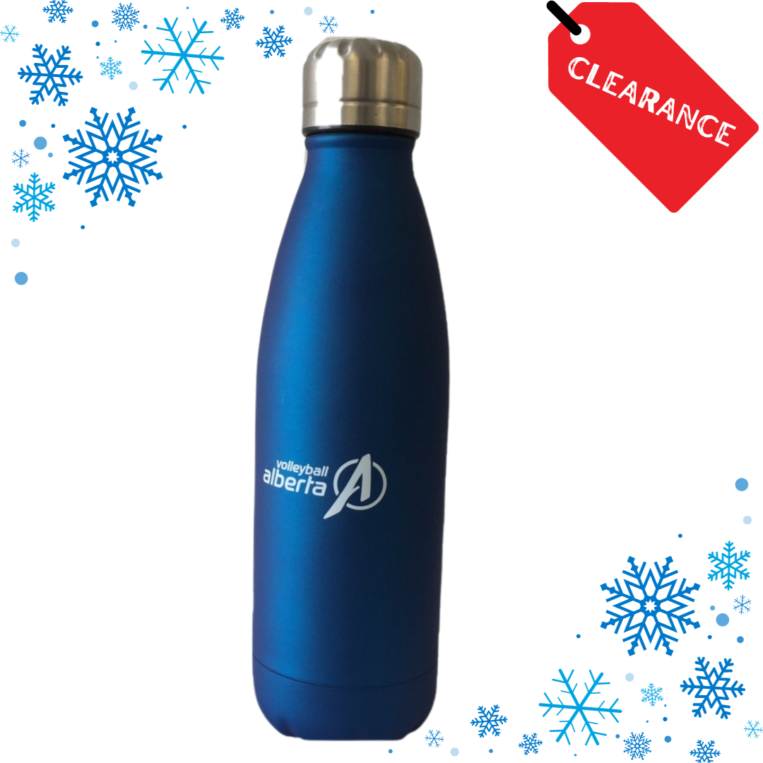 Blue Stainless Steel Water Bottle (Clearance) – Volleyball Alberta