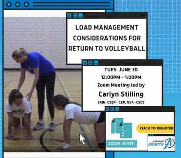 Load Management Considerations For Return To Volleyball