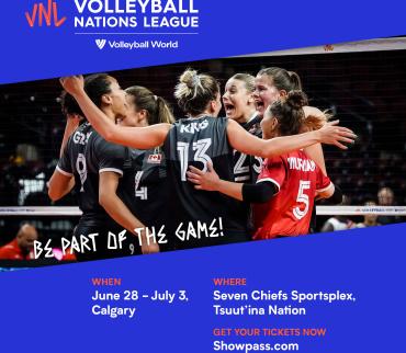 VNL, Calgary – Your club can now be part of the game!